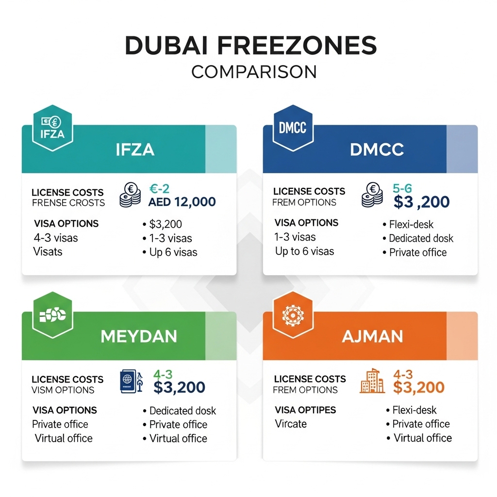 Best Free Zones in Dubai for Startups
